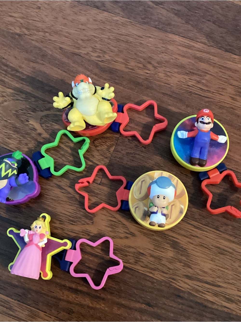 2026 McDonald’s Super Mario Galaxy Happy Meal Toys Lot of 5